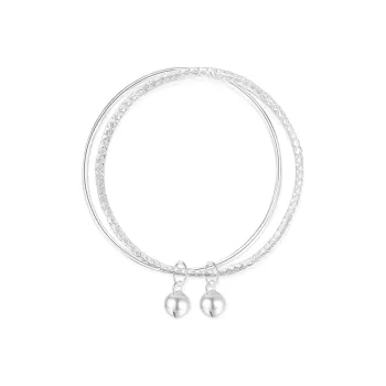 Cuz Strange Intention S999 Fine Silver Bangles Women's