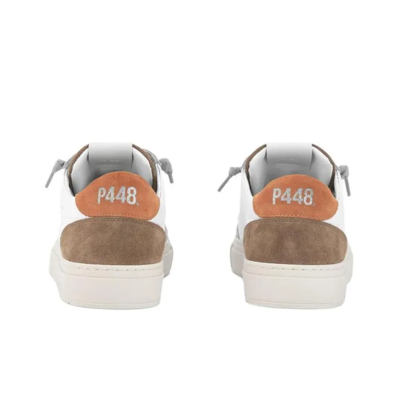 P448 Sun Low-Top Skateboard Shoes Men's White-2