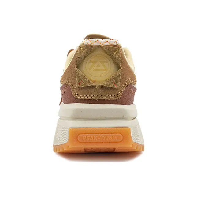 PEAK Cushioned Wear-Resistant Coverage Low-Top Chunky Sneakers Unisex Chestnut Brown-3