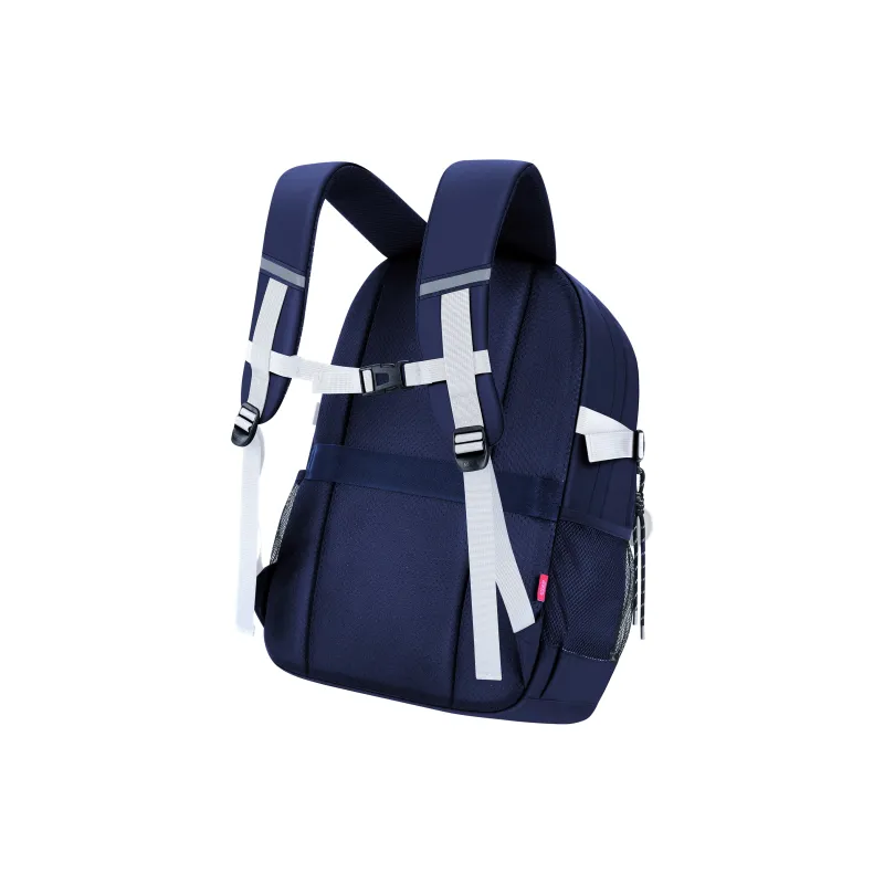 Disney Marvel Collection, Captain America Polyester Backpack And Laptop Bag Regular Men's Dark Blue-3