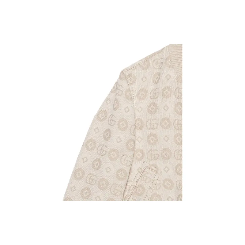 GUCCI Zip Up Long Sleeved Bomber Jacket-5