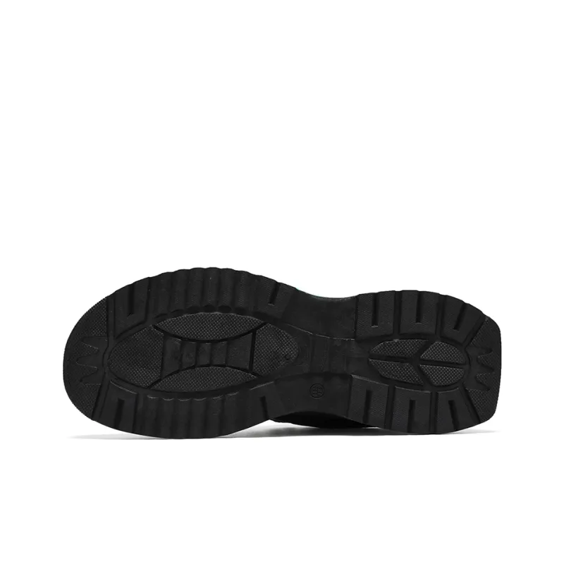 Warrior Wear-Resistant Breathable Height Increasing Low-Top Chunky Sneakers Men's-13