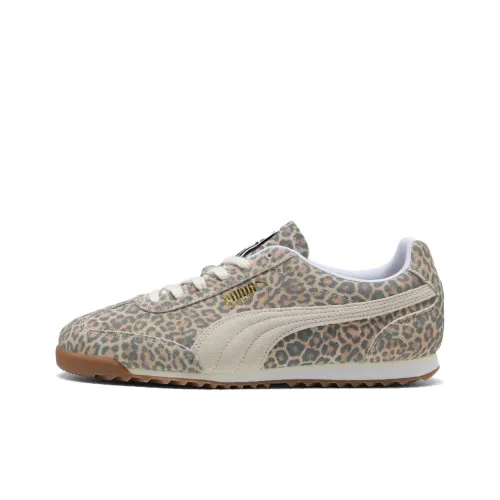 PUMA Anti Slip Wear Resistant Low Top Casual Shoes Unisex Brown Gray