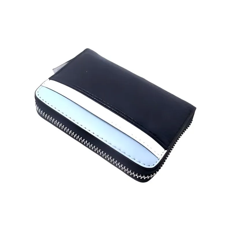MICHAEL KORS Leather Card Holder Large Size Men's Marine Blue-1