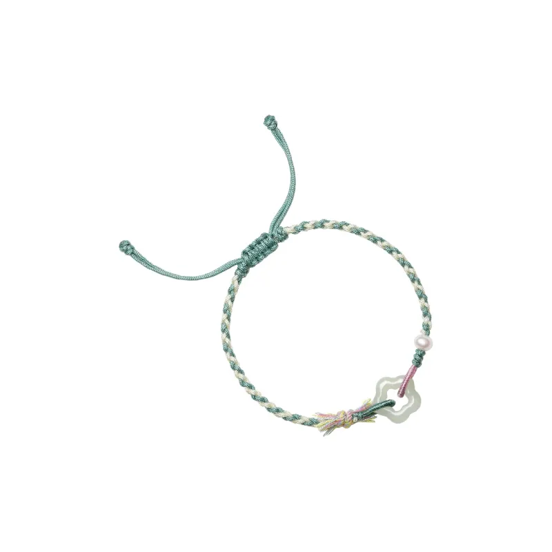 ZHOU LIU FU Hetian Jade Bracelets Green Jade Women's-2