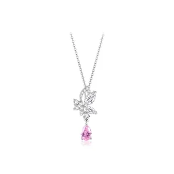 Brilliant Heart S925 Silver Necklaces Women's