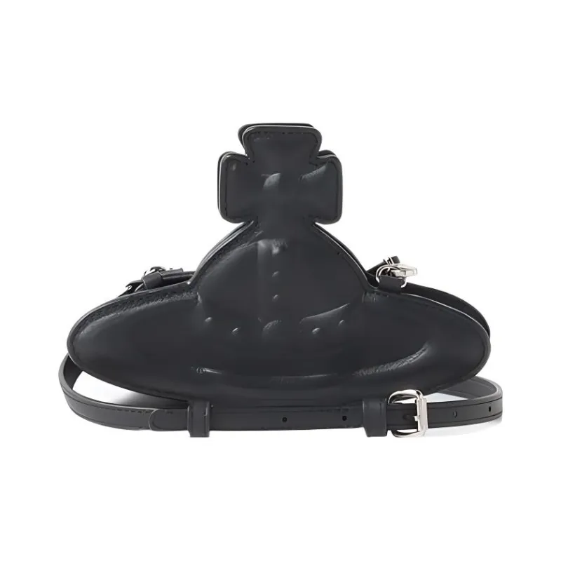 Vivienne Westwood Calfskin Shoulder Bag Men's Black-0