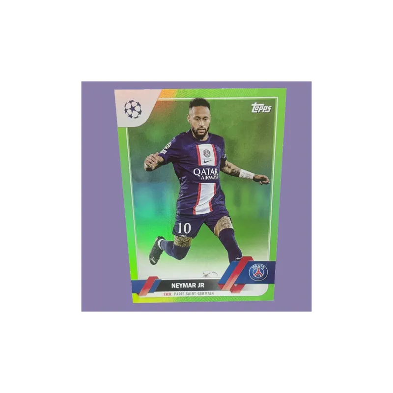 Topps Euro UCC Brazil Paris Barça Barcelona Neymar 199 Piece Player Card Card Product Accessible Sports Cards 1 Piece-1