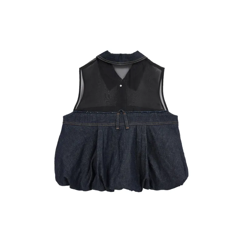 ONLY Shirt Women's Washed Denim Blue-1