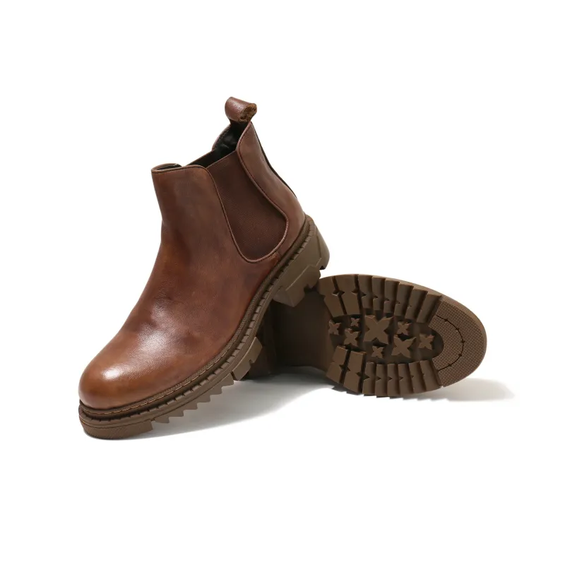 Turns By Turns Short Chelsea Boots Men's-10