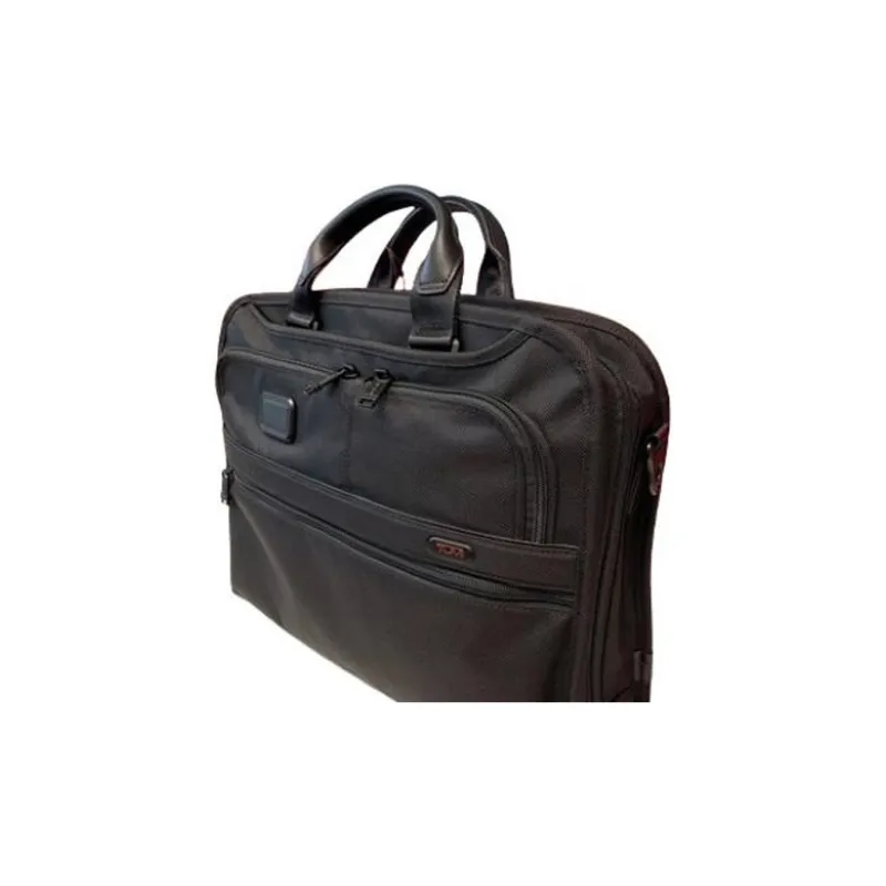 TUMI Alpha 3 Nylon Laptop Briefcase Bag Men's Black-4