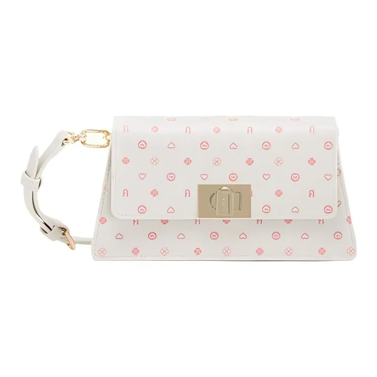 Furla Soft Textured Leather Crossbody Bag Shoulder Bag Mini Women's Cotton Candy-0