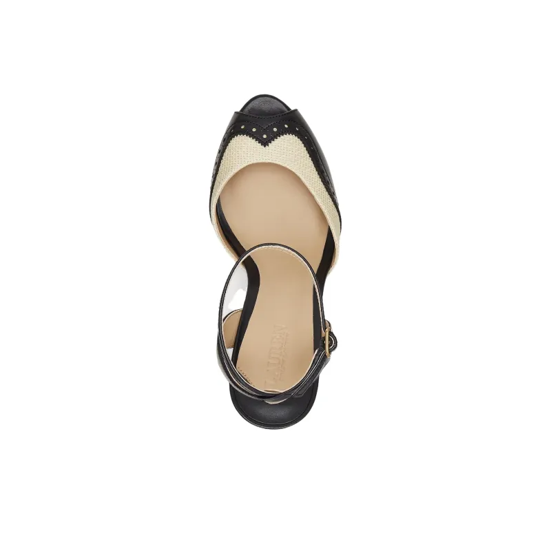 LAUREN RALPH LAUREN Kyla Slim Heel High Heels 8cm Women's Black-3