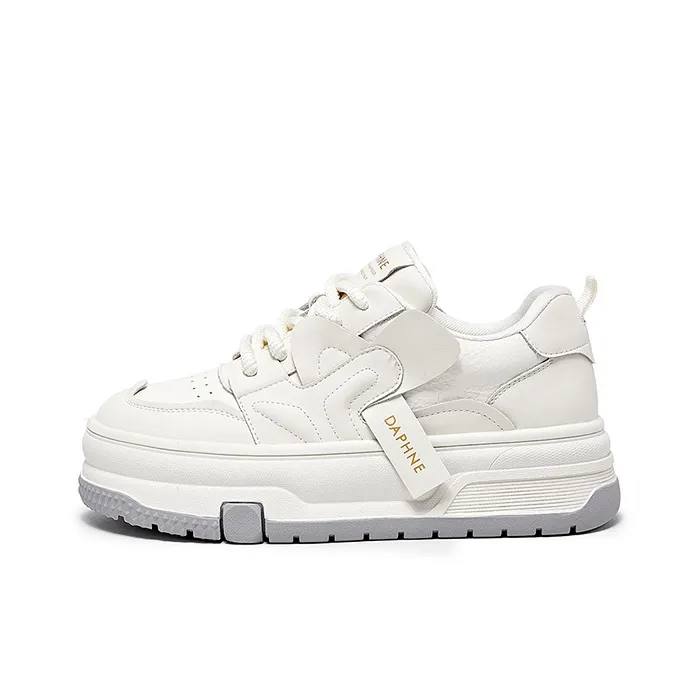 DAPHNE Anti-Slip And Wear-Resistant Lightweight Height Increasing Low-Top Skateboard Shoes Women's-12