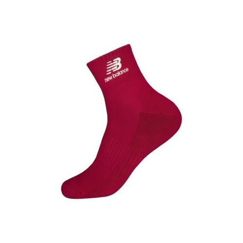 New Balance Ankle Socks Unisex 1 Pack Red