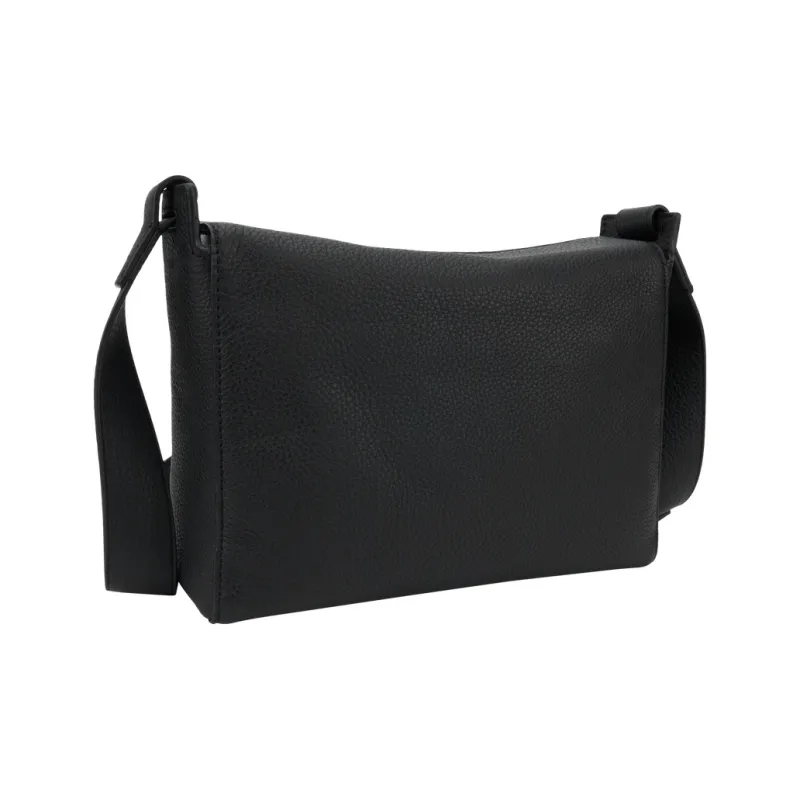 CALVIN KLEIN SS25 Cow Leather Crossbody Bag Men's Space Black-2