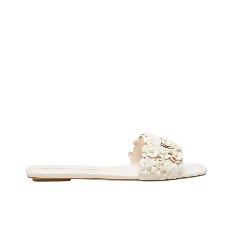 Stuart Weitzman/SW Slide Slippers Women's Ecru-1