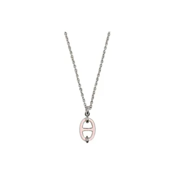 HERMES Metal Necklaces Women's Rose