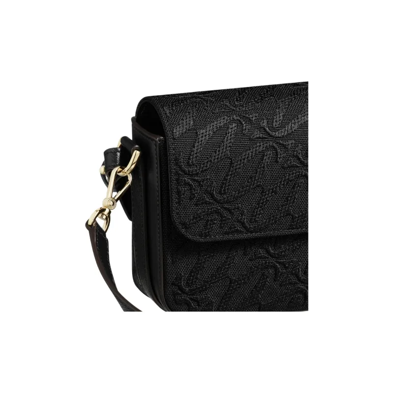 CARTIER Calfskin Crossbody Bag Shoulder Bag Women's Black-2