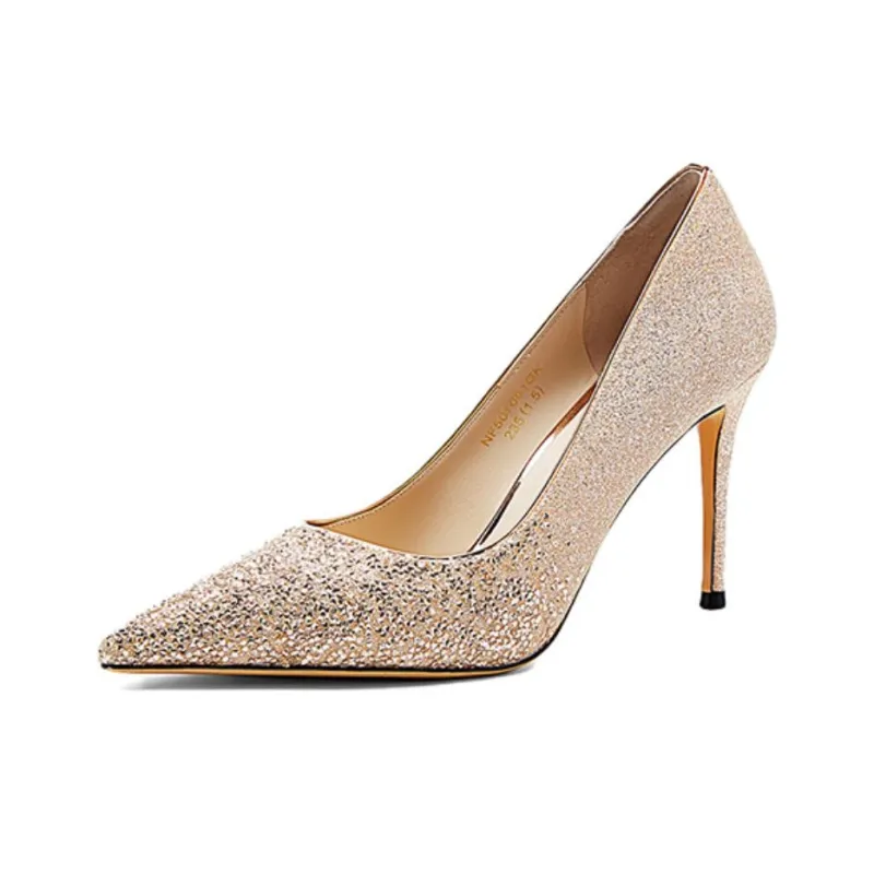 NINE WEST Slim Heel High Heels 9.5cm Women's-8