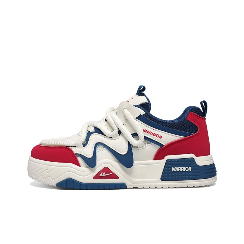 Warrior Wear-Resistant Lightweight Height Increasing Low-Top Skateboard Shoes Unisex-14