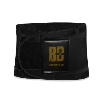BD.POWER UP+ Back Support Braces Fitness Protective Compression Black/Green Unisex