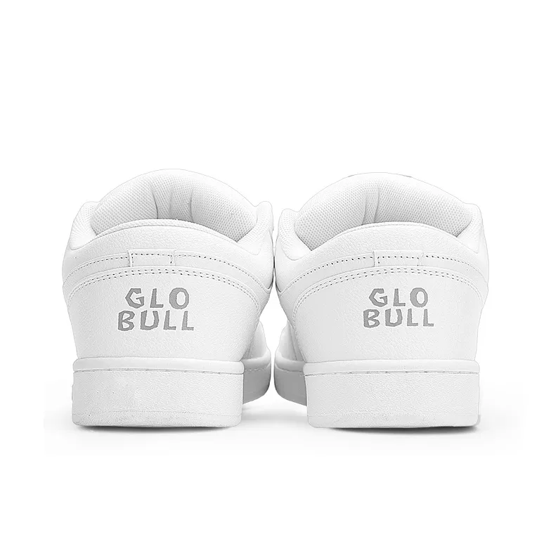 GLO BULL Skateboard Shoes Unisex Low Top White-4