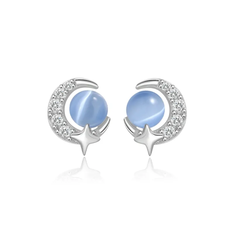 OWNCOOL S999 Fine Silver Stud Earrings Women's-0