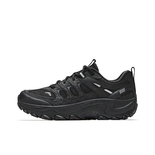 Anta Cushioning, Slip Resistant, And Abrasion Resistant Low Top Casual Running Shoes Women's Basic Black