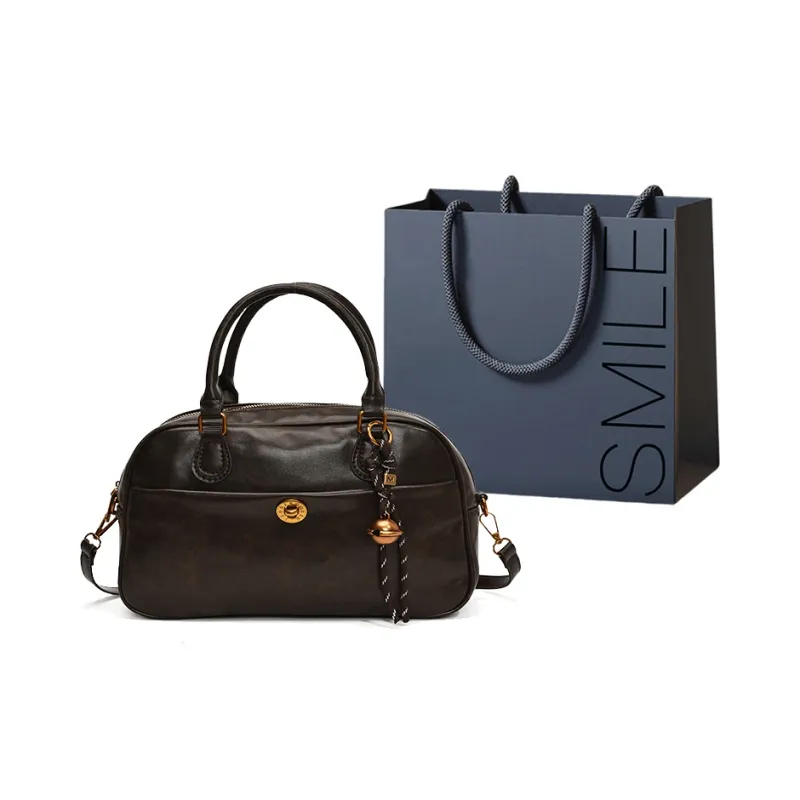 SWIMADE PU Handbag Regular Women's Black/Coffee/Brown-7
