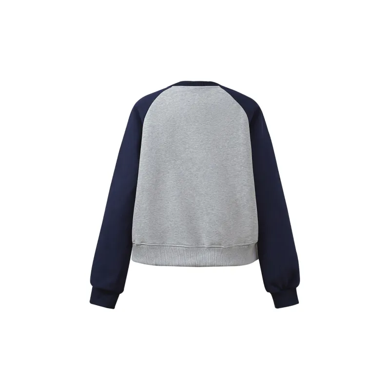 TOUCH Sweatshirt Women's Gray & Navy Blue-1