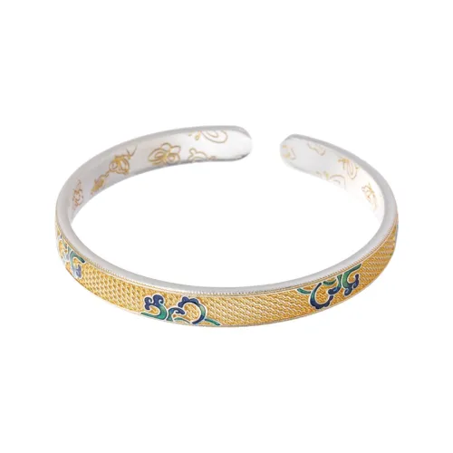 CHIC ZONE 999 Fine Silver Bangles Women's