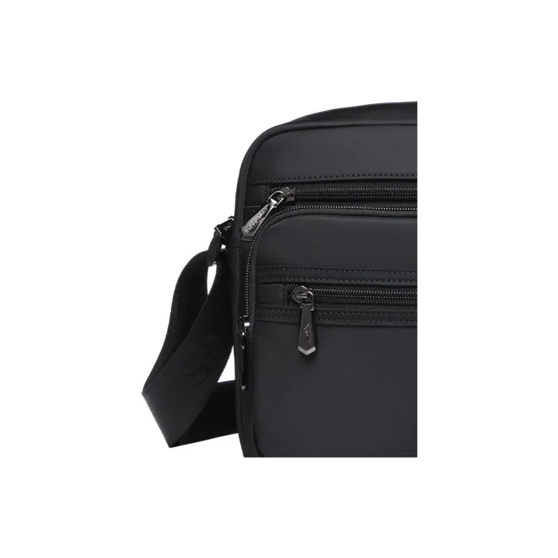 SEPTWOLVES Fabric Crossbody Bag Men's Black-3