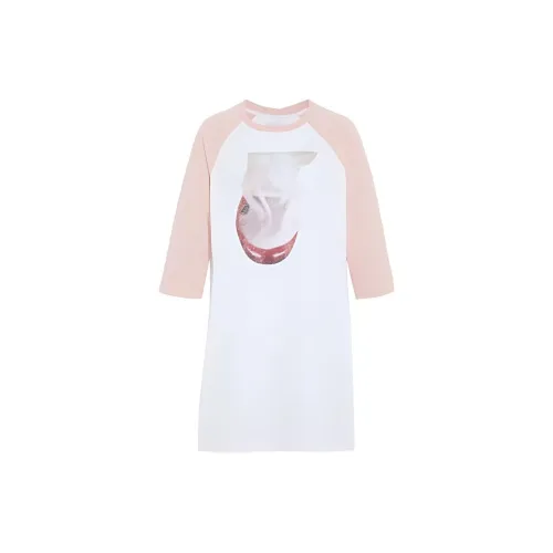 COACH Short-Sleeved Dresses Women's White