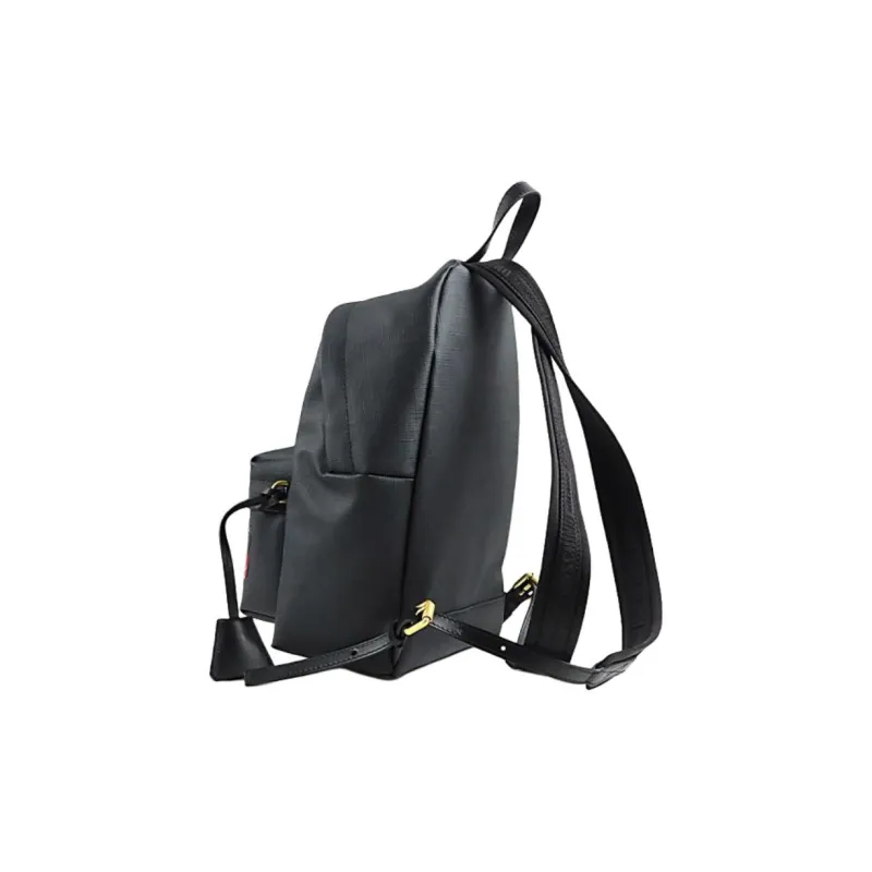 MOSCHINO PVC Backpack Men's Black-4