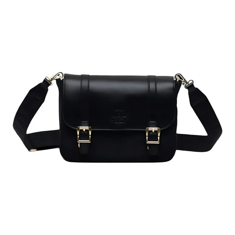 Herschel Nylon Shoulder Bag Crossbody Bag Mini Unisex Black-0
