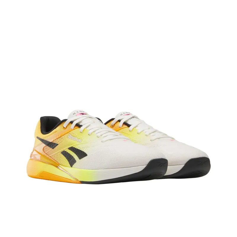 Reebok Nano X5 'Chalk Black Electric Amber'-1