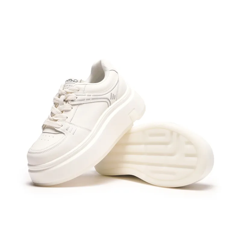 Hotwind Anti-Slip And Wear-Resistant Height Increasing Low-Top Skateboard Shoes Women's-3
