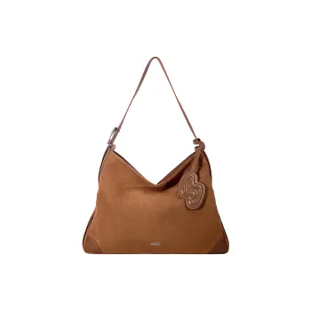 OMTO Microfiber Synthetic Leather Cow Leather Shoulder Bag Small Size Unisex