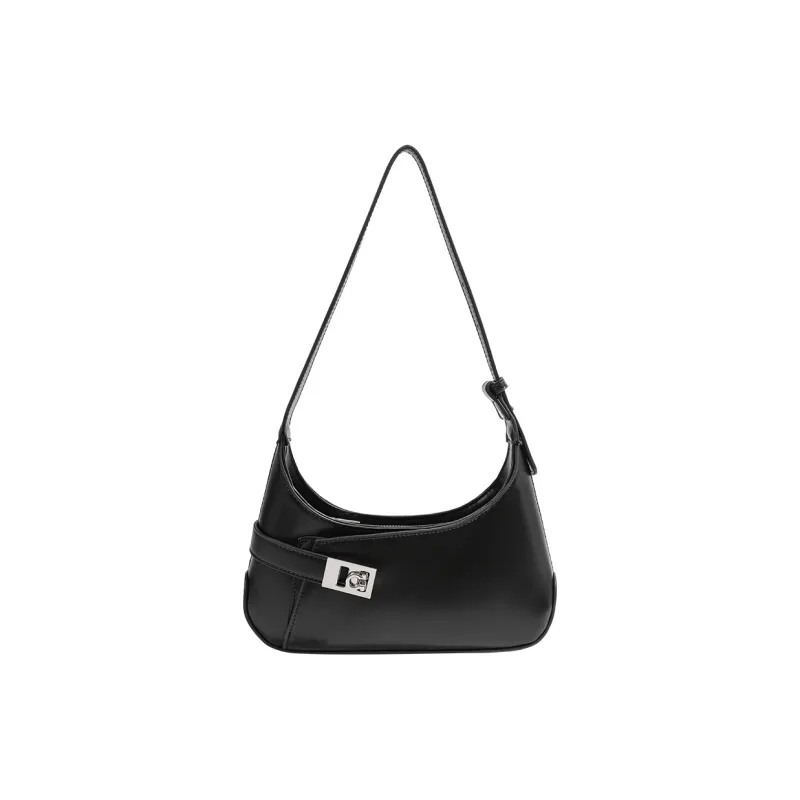 BEMIX PETS Microfiber Synthetic Leather Shoulder Bag Women's Black-0
