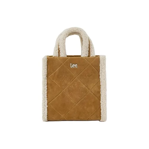 Lee Fabric Tote Bag Shopping Bag Shoulder Bag Crossbody Bag Handbag Medium Size Women's Coffee