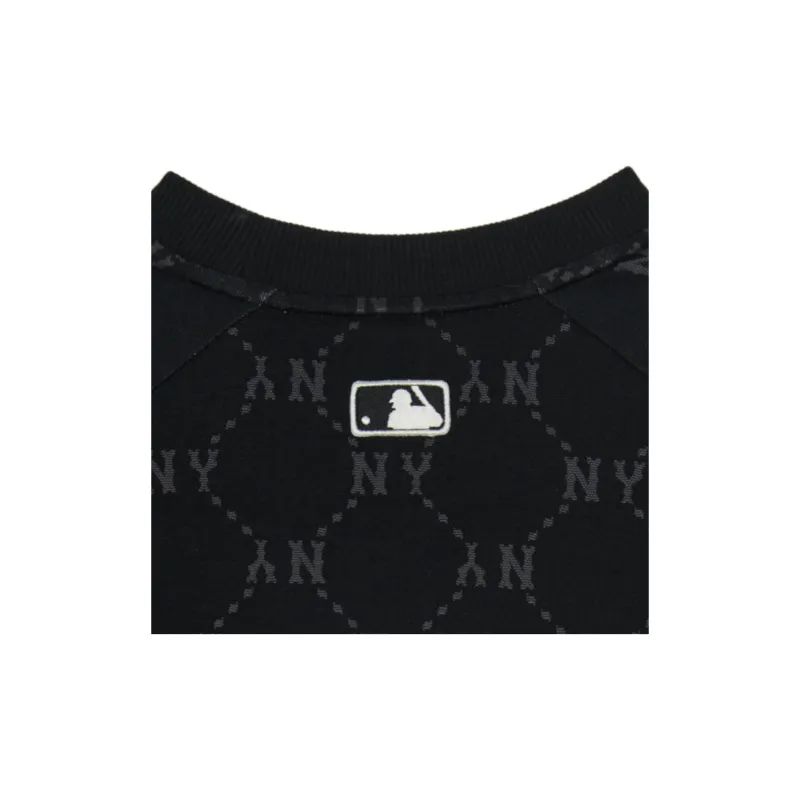 MLB New York Yankees Old Flower Sweatshirt Unisex Black-4