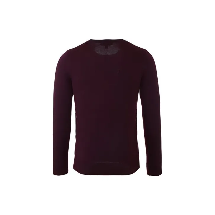 Burberry Cashmere Sweaters Men Burgundy-1