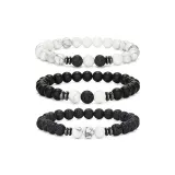 876 White Turquoise Three-Piece Set