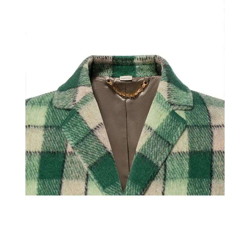 GUCCI Check print Wool blend Blazer-5