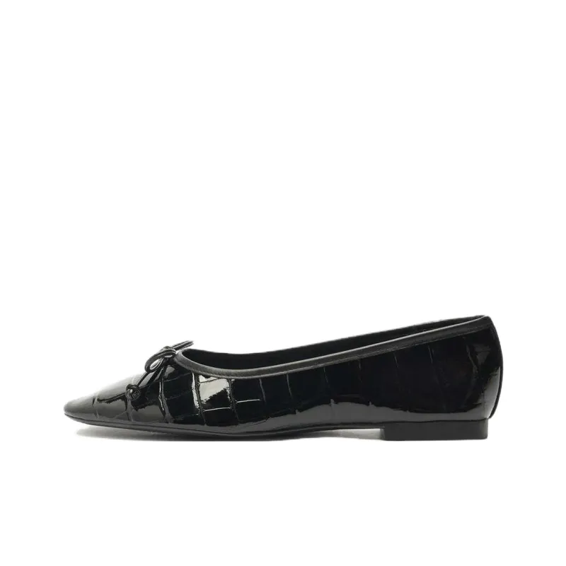 Schutz Arissa Casual Single Shoes Women's Black-0