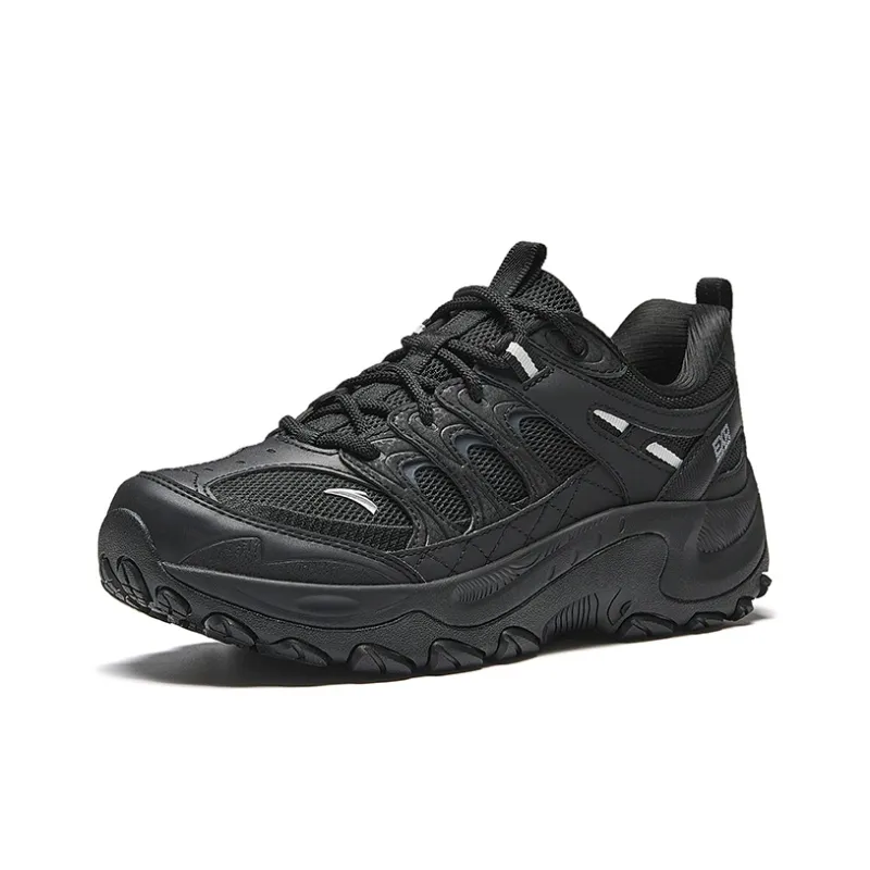 Anta Cushioning, Slip Resistant, And Abrasion Resistant Low Top Casual Running Shoes Women's Basic Black-1