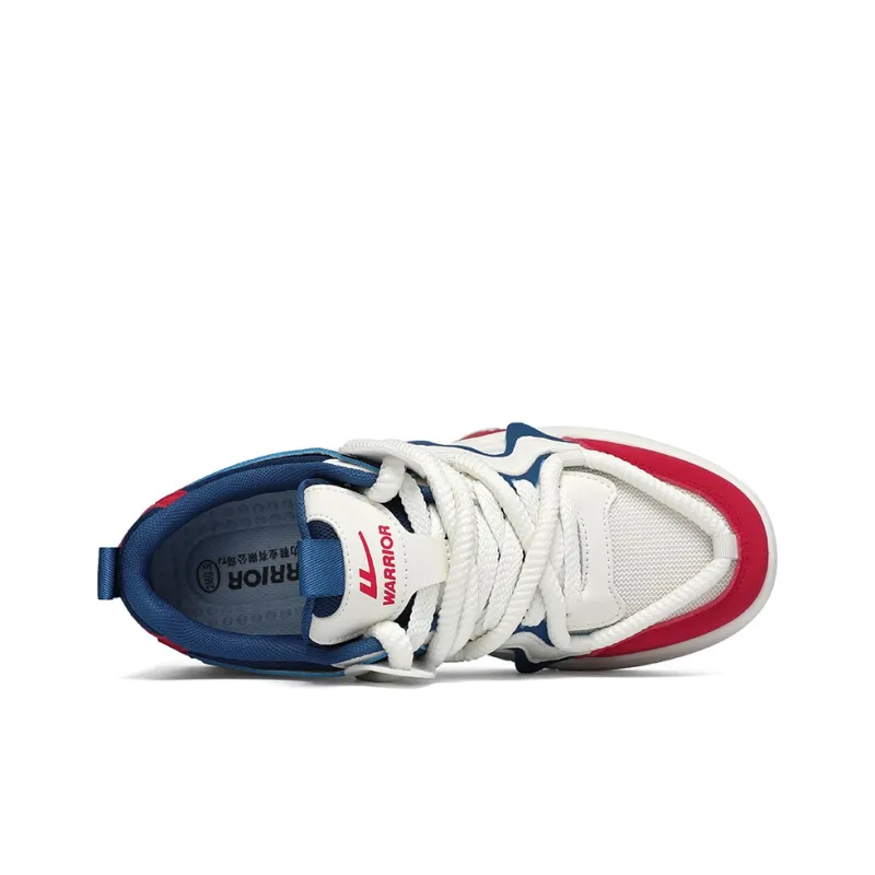 Warrior Wear-Resistant Lightweight Height Increasing Low-Top Skateboard Shoes Unisex-17
