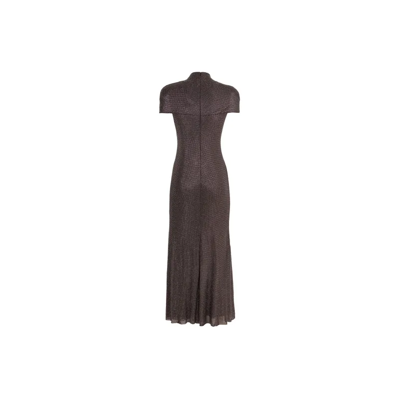 Self portrait Rhinestone Cut out Midi Dress-1