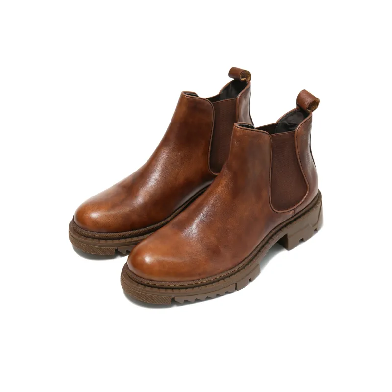 Turns By Turns Short Chelsea Boots Men's-7
